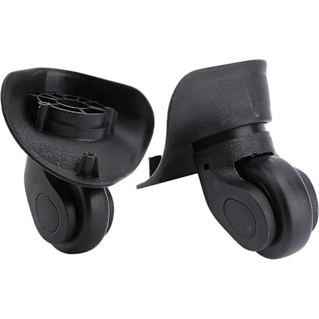 1 Par A08 Bagasjehjul for Erstatning av Koffert Spinner Hjul Universal Reisekoffert Reservehjul Stille Hjul Reparasjonsdeler Vogn Gummihjul