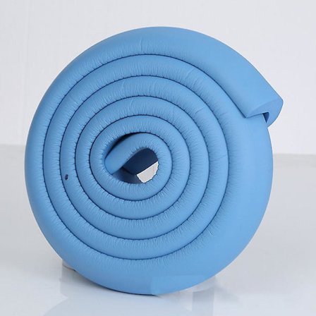 U-formade Extra Tjocka Möbel Kant Skydd Skum Säkerhets Stötfångare Skydd Blå