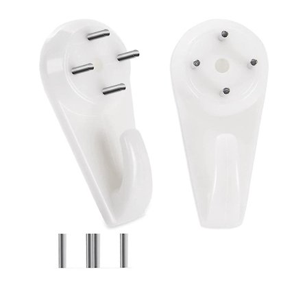 40 Bildehengere, Betong/gips/harde Veggkroker, For Å Henge Bilder, Gobeliner, Klokker Og