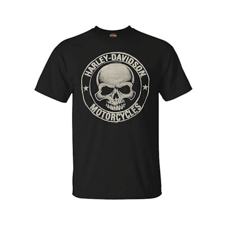 H-D Skull Badge Kortärmad T-shirt Svart. 30298293, Harley Davidson-ooo67