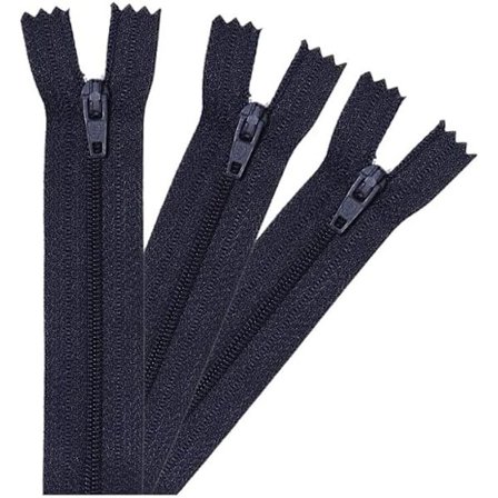 3-pack - Nylonlås med stängd ände. Perfekt för sömnad, klänningstillverkning, kjolar, väskor, kuddar, hantverksprojekt