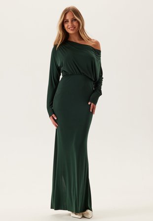 Goddiva-Multi Way Long Sleeve Maxi Dress-XS (UK8)
