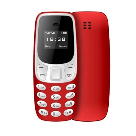 L8Star Dmg Bm10 Mobiltelefon Trådlös Äldre Mobiltelefon Röd