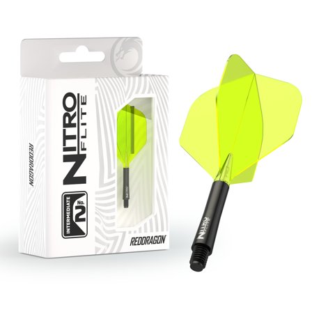 Nitro Flite - Integrated Flight and Shaft Black & Yellow
