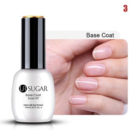 Manicure Base Coat Neglelak Langtidsholdbar Nem Påføring Fjern Manicure Tilbehør Ny