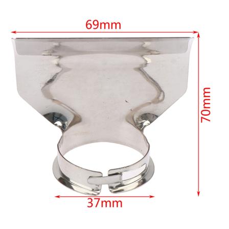 Ruostumattomasta teräksestä valmistettu lämpöpistoolin suutintarvikkeet yleisilmapistooli - Perfet E