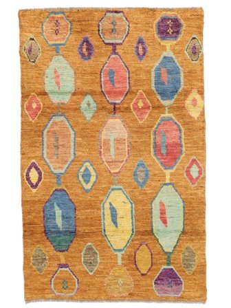 Mały Moroccan Berber - Afghanistan 108X169 Wełna, Dywan