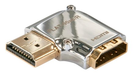Lindy CROMO høyre vinkeladapter for HDMI
