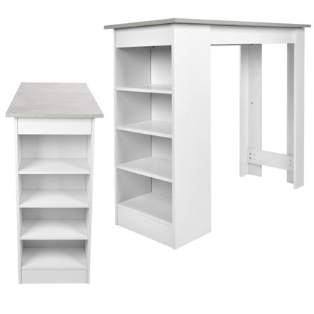 MultiStorage Space Skrivebord Slitesterkt Kaffebord for Hjem Stue Restaurant