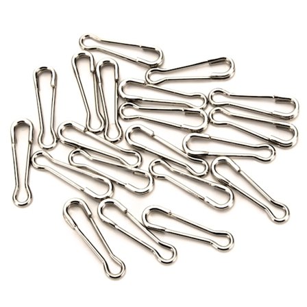 3# Pakke med 100 stk Fiske Hawaiian Snaps Svivel Havfisk Bass Fiskeutstyr Karpfiskeutstyr