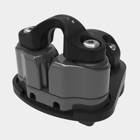 Skotlås Seldén Eye Swivel 38 MK2 Aluminium Cleat, 38 mm, passar tampar Ø8 - 12 mm (433-632-01R)