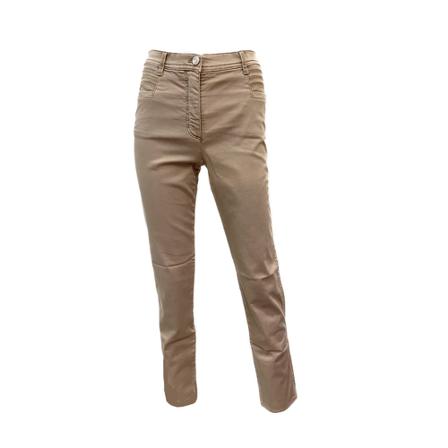 Betty Barclay Slim FIt Broek , Bruin , Dames , Maat: S