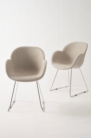 Jotex - Stol 2-pk Beige - COLLIN - Kjøp Spisestoler & kjøkkenstoler hos Jotex