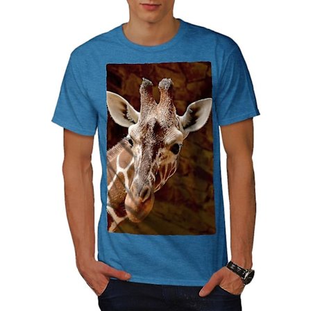 Giraffe Face Look Kunglig T-shirt för män