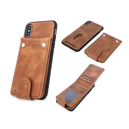 Samsung Galaxy S9 - Fickfodral Bakstycket - Brun