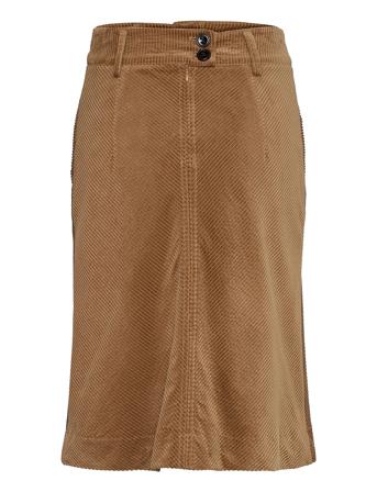 Skirt Knälång Kjol Brun Noa Noa