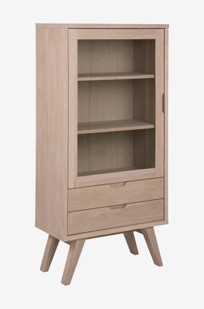 NORDFORM - Vitriinikaappi Apollo - Valkoinen - Kaapit - - Homeroom