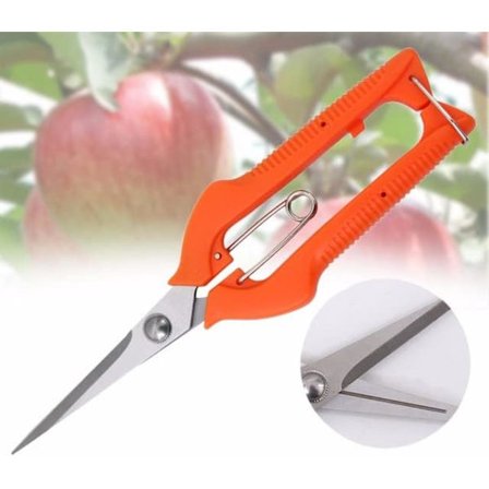 Rustfritt stål plantesaks | Hagegress blomsterfrukt