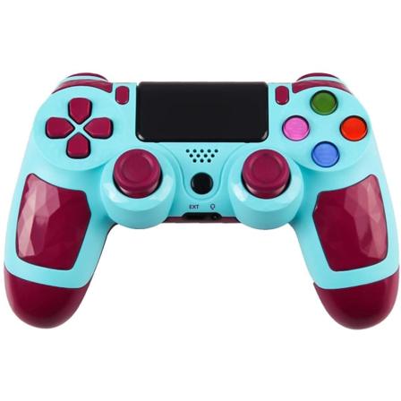 Langaton peliohjain PS4:lle, Bluetooth-peliohjain sisäänrakennetulla kaiuttimella, 3,5 mm:n äänitulo, värähtely, 6-akselinen gyroskooppi, 