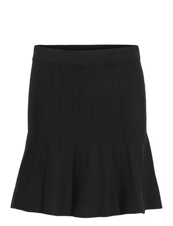 Visachin New Hw Skater Knit Skirt/Su/1 Black Vila
