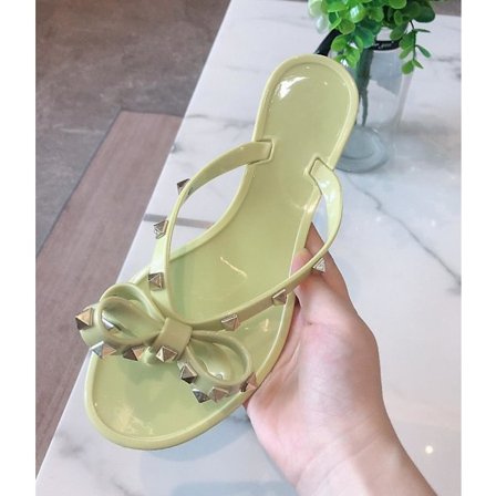 Sommar Flip Flops Kvinna Nitar Kvinna Sandaler