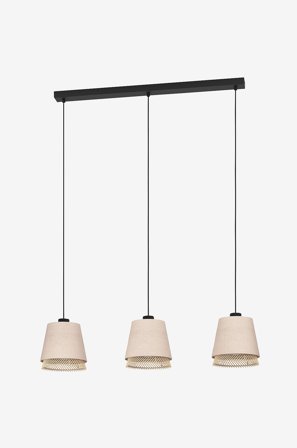 EGLO - Pendel Tabley 3-Light - Natur - Loftpendler - Fra Homeroom