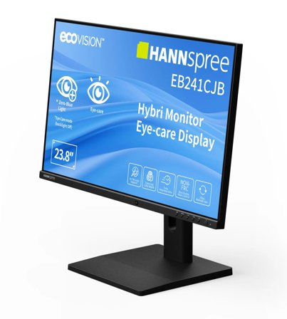 HANNSPREE 60.4cm (23,8") EB241CJB 16:9 Hybri HDMI+DP+USB