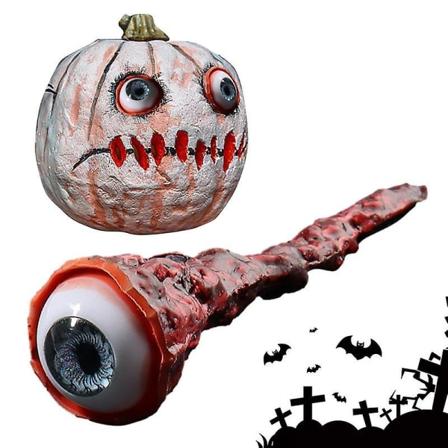 Halloween-ögonglober Döda huvudrekvisita Blodiga falska utrippade ögonglober Mjuka Realistiska falska ögon för semesterpresenter Heminredning