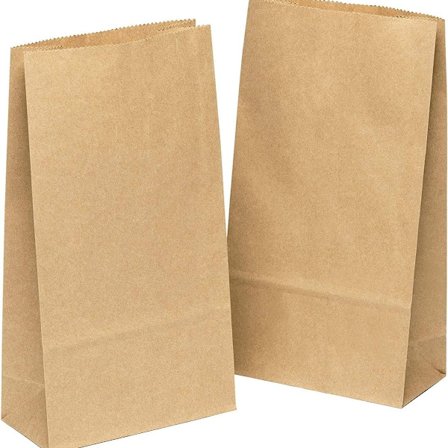 Papirposer 100 stk. brune - 9 x 17 x 5,5 cm gaveposer brune poser