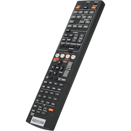 Fjärrkontroll för Yamaha Rx V371, ABS RAV491, Ersättningsfjärrkontroll för receiver, Passar YHT399U HTR5063 RXV467 RXV3