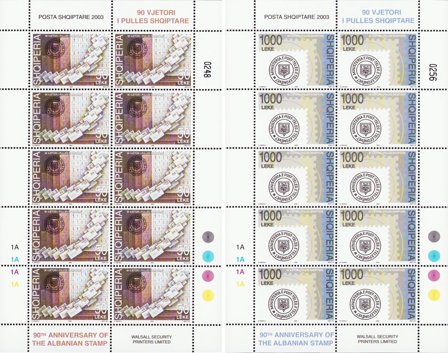 Albanien 2010 - MICHEL 2931-2932 - 2 Miniark