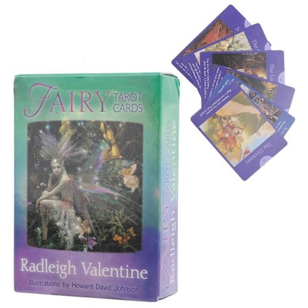 Englantilainen tarot-pakka, jossa 78 korttia aloittelijoille, täydellinen seurapeli