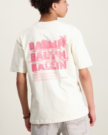 BALLIN Junior Surfers Paradise House T-shirt Kremfarget T-skjorter Gutt - Kids Brand Store