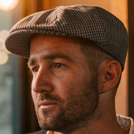 Gorra newsboy de pata de gallo Spicchi para hombres - Boinas para hombre