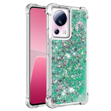 För Xiaomi 13 Lite / Civi 2 5G Soft TPU case Liquid Bling Glitter Flödande cover