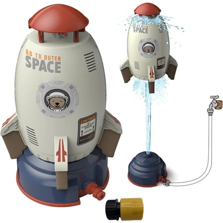 Raket Sprinkler Legetøj til Børn Splash Raketter Udendørs Vand Legetøj Børnehave Græsplæne Vand Legetøj Spray til Børn 3 År og