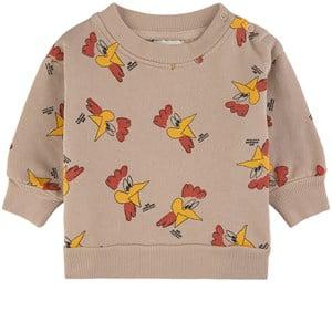 Kids - Bobo Choses Light brown Mr O'clock Sweatshirt 12-18 Months - Jumpers and knitwear - 12-18 months - Grey