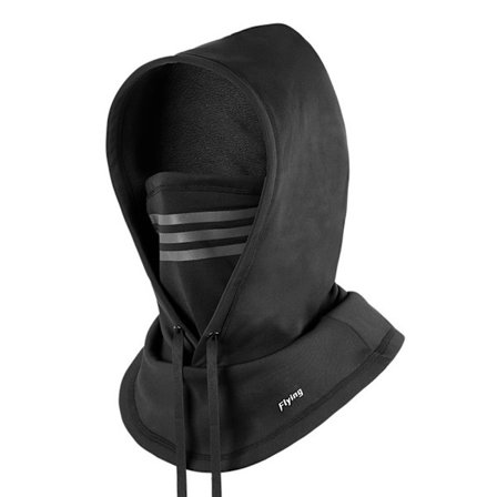 Reflekterende vindtett fleeceforet balaklava ansiktsmaske pustende hodeplagg for menn kvinner vinter utendørs sykling ski løping