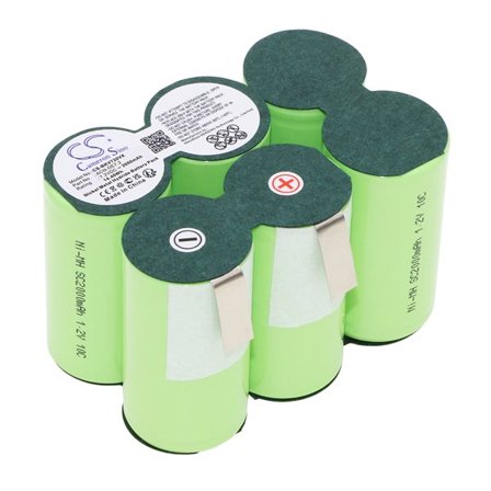 Batteri til støvsuger til Black&Decker DV7205, DV7205N, Dustbuster Extreme 7,2V osv.