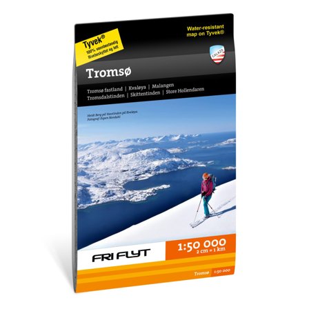 Calazo förlag Tur Og Toppturkart Tromsø literature Black OneSize