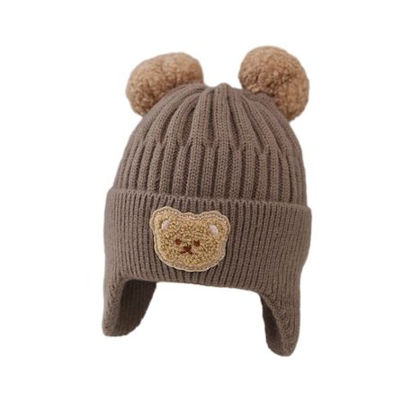 Baby Mössa, Spädbarn Småbarn Vinter Varma Stickad Mössa