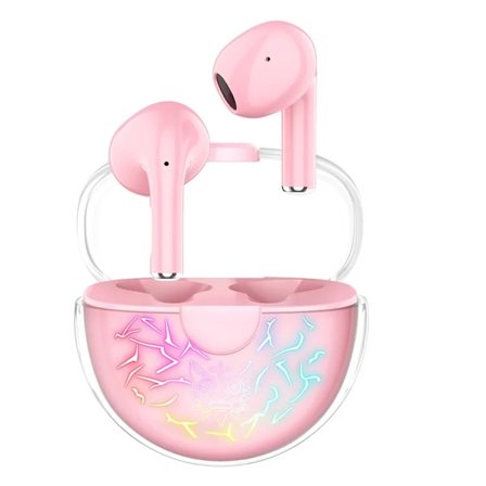 ONIKUMA In-Ear Gaming Hörlurar Bluetooth T35 - Rosa