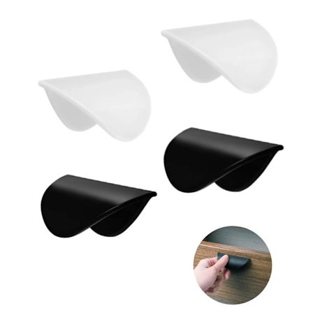 Itseliimautuva liukuoven kahva, 4 kpl, itseliimautuva ovenkahva, itseliimautuvat ovenkaapin laatikot, liimautuva ovenkahva, liimautuva kahva kaappiin