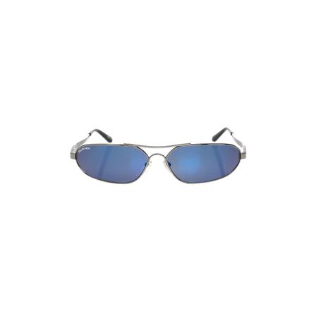 Balenciaga, Strech Oval sungles Blauw, Dames, Maat:ONE Size