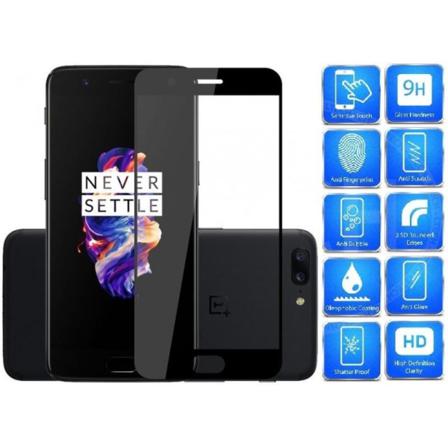 2-PACK OnePlus 5 Tempered Glass 0,26mm 2,5D 9H Fullframe Svart