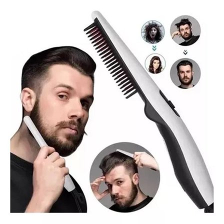 Hår- og Skægkrøller og Glattejern til Mænd 110/220 V