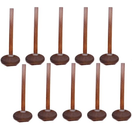 Japanilainen 21,5 cm Ramen Käsintehty Puinen Keittolusikka Puinen 10 kpl