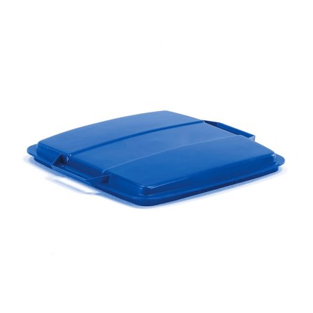 Lid for refuse container OLIVER, 90 L, blue