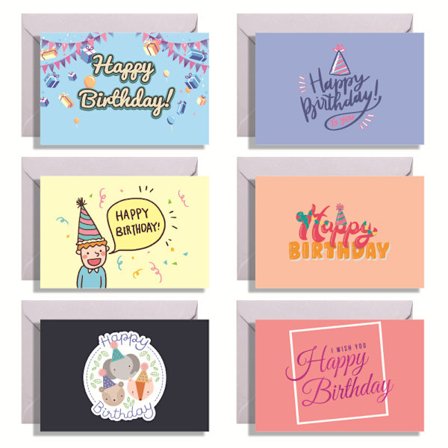 30 käsin kirjoitettua tervehdystä, lahjaviestejä, syntymäpäiväkortteja, par