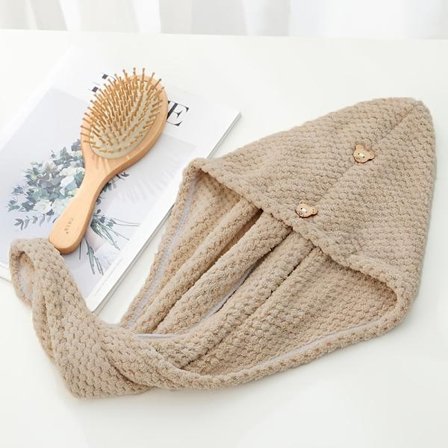 1 stk. Hurtigtørrende mikrofiber turban til kvinder